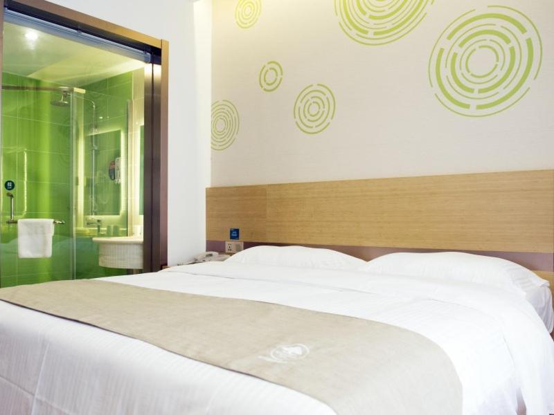 Greentree Inn Nantong Qidong Lvsi Harbour Express Hotel Eksteriør bilde